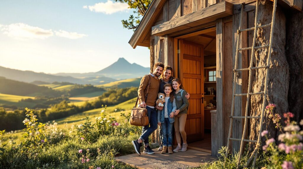 hebergement insolite auvergne famille