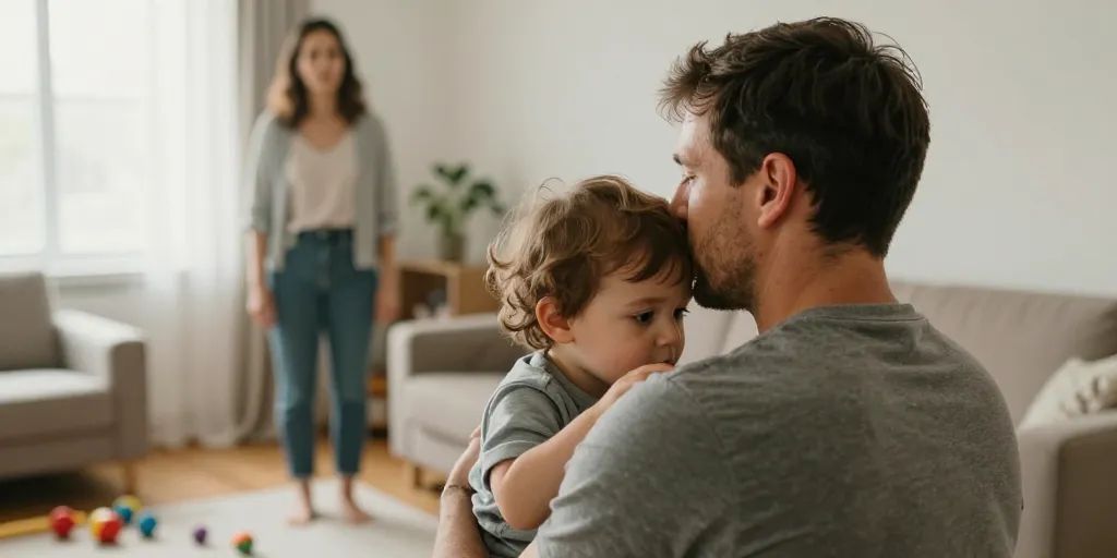 mon fils de 2 ans ne veut que son père