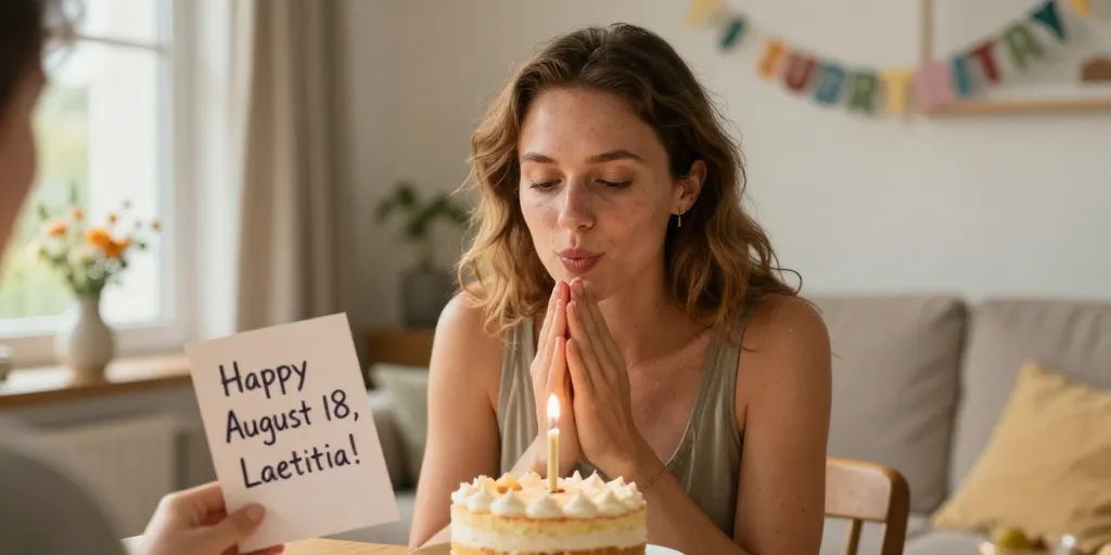 Fete 18 aout Laetitia : la façon la plus simple de souhaiter ?